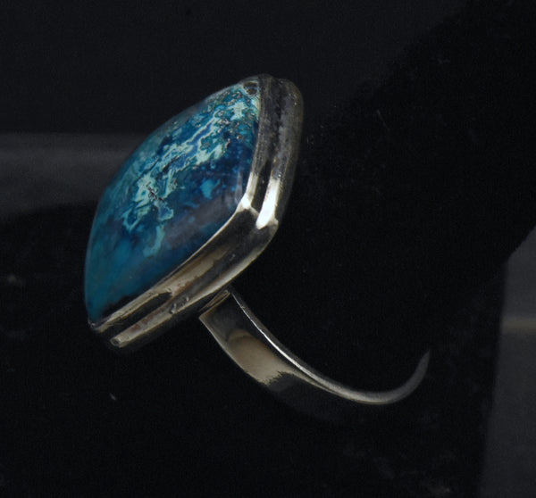 Vintage Handmade Shattuckite Sterling Silver Ring - Size 8.5