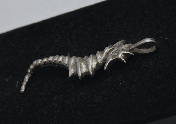 Vintage Sterling Silver Seahorse Pendant