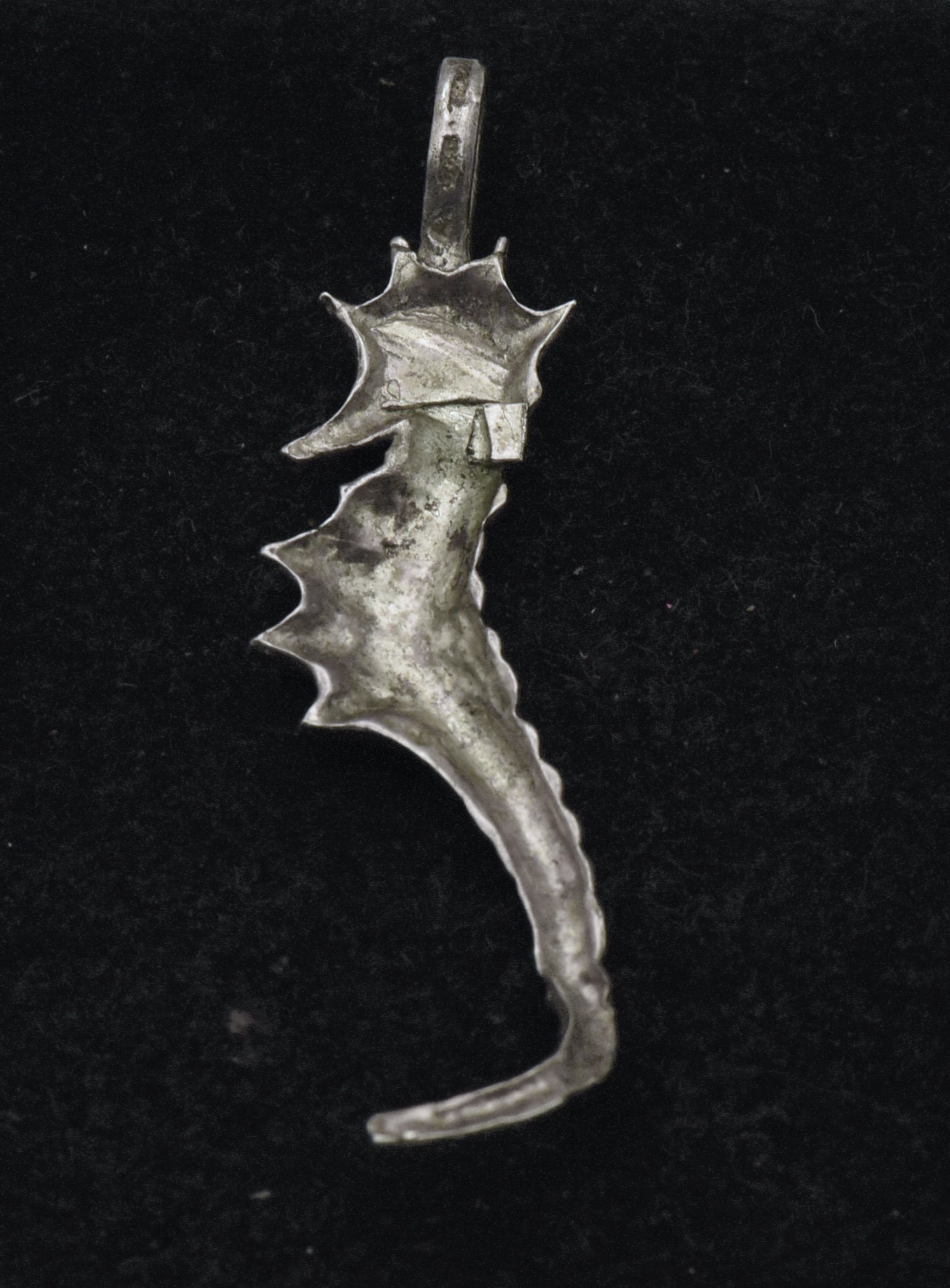 Vintage Sterling Silver Seahorse Pendant