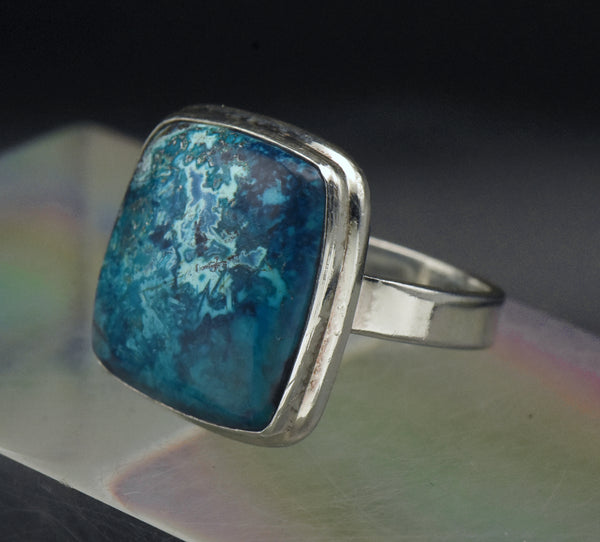 Vintage Handmade Shattuckite Sterling Silver Ring - Size 8.5