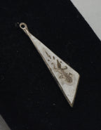 Vintage Sterling Silver and Enamel Siamese Dancer Pendant