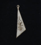 Vintage Sterling Silver and Enamel Siamese Dancer Pendant