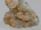 Siderite on Quartz Crystal Cluster Mineral Specimen - Romania