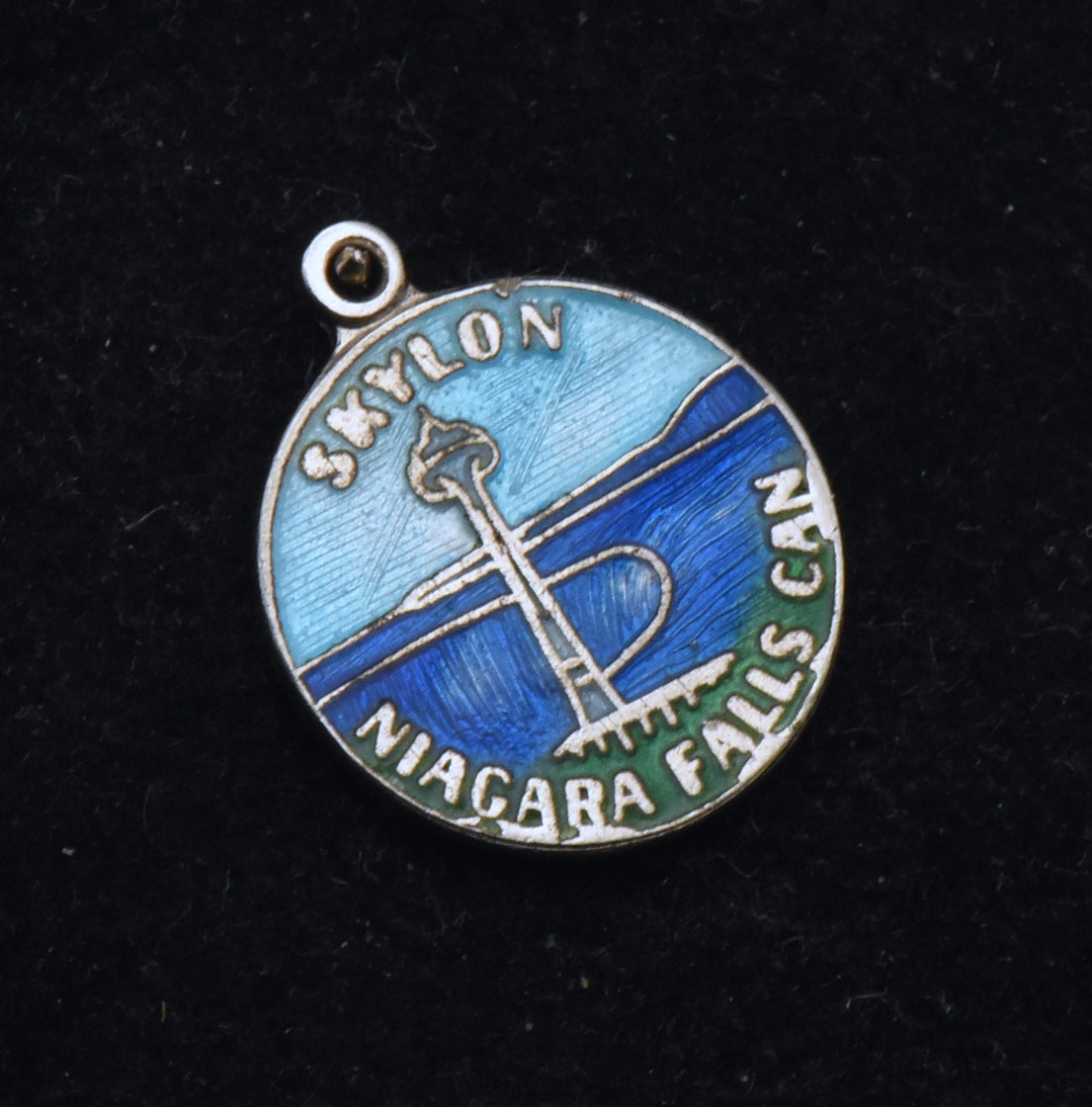 Vintage Skylon Tower Niagara Falls Sterling Silver Souvenir Charm