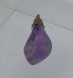 Vintage Tumbled Amethyst Pendant