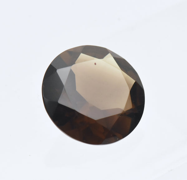 Round Cut Smoky Quartz Loose Gemstone - 20ct