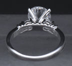 Diamonique - Sterling Silver Cubic Zirconia Ring - Size 6.25