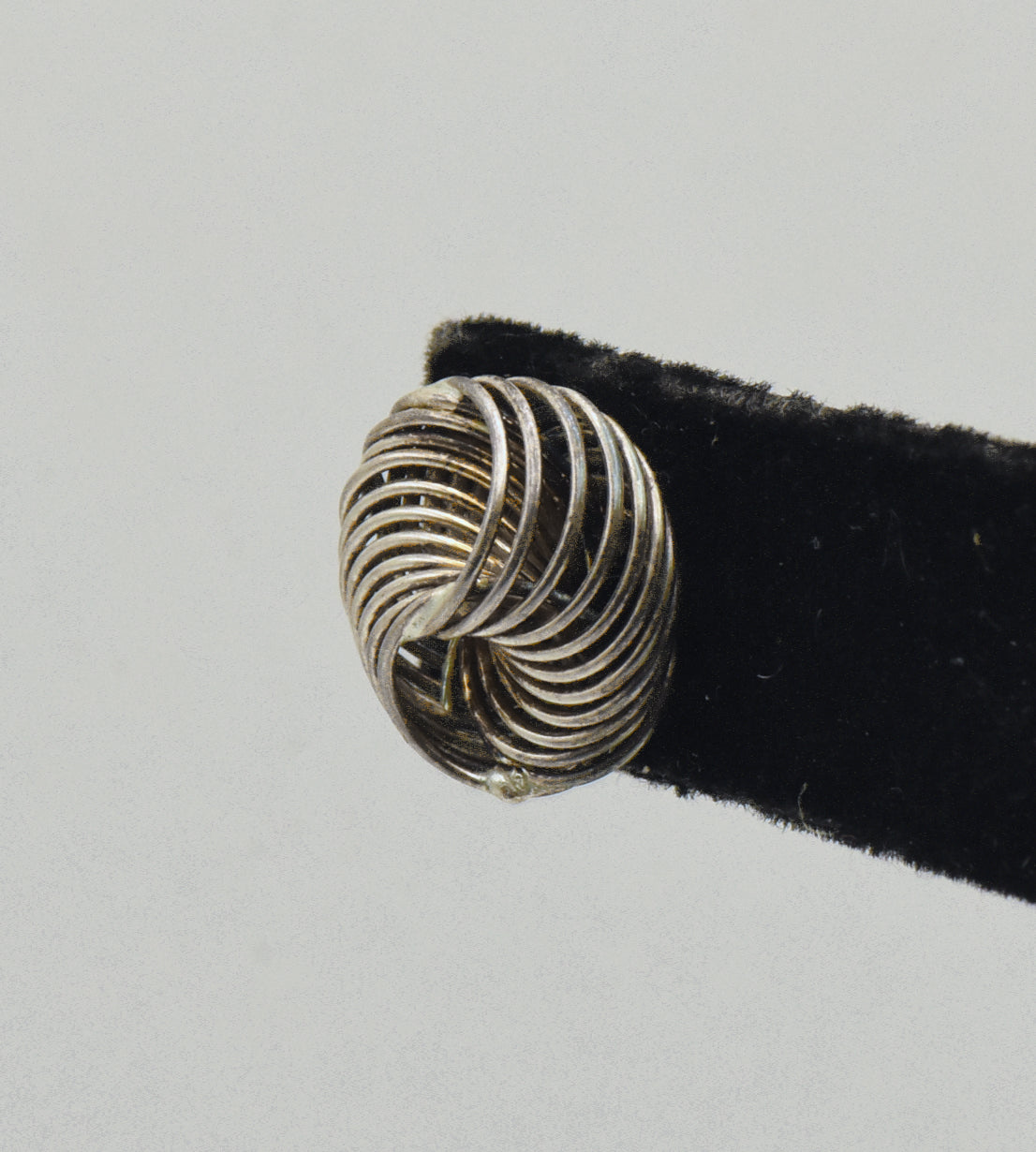 UNMATCHED Vintage Sterling Silver Wire Knot Stud Earring