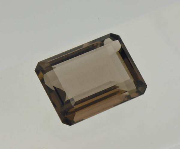 Smoky Quartz 21ct Emerald Cut Loose Gemstone