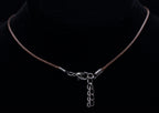 Vintage 1960 Suriname Stamp Sterling Silver Pendant Necklace