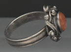 Vintage Handmade Sunstone Sterling Silver Ring - Size 7.5