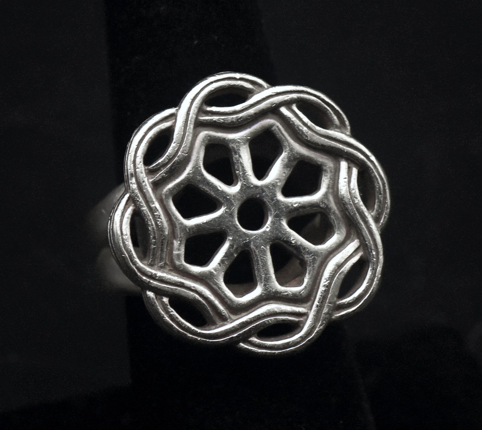 Slane & Slane - Vintage Sterling Silver Fenestra Ring - Size 6.75