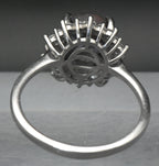 Vintage Star Sapphire/Ruby Sterling Silver Ring - Size 10