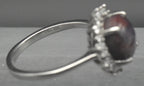 Vintage Star Sapphire/Ruby Sterling Silver Ring - Size 10