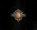 Vintage Handmade Sunstone Sterling Silver Ring - Size 7.5