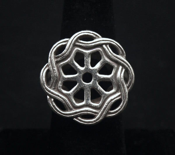 Slane & Slane - Vintage Sterling Silver Fenestra Ring - Size 6.75