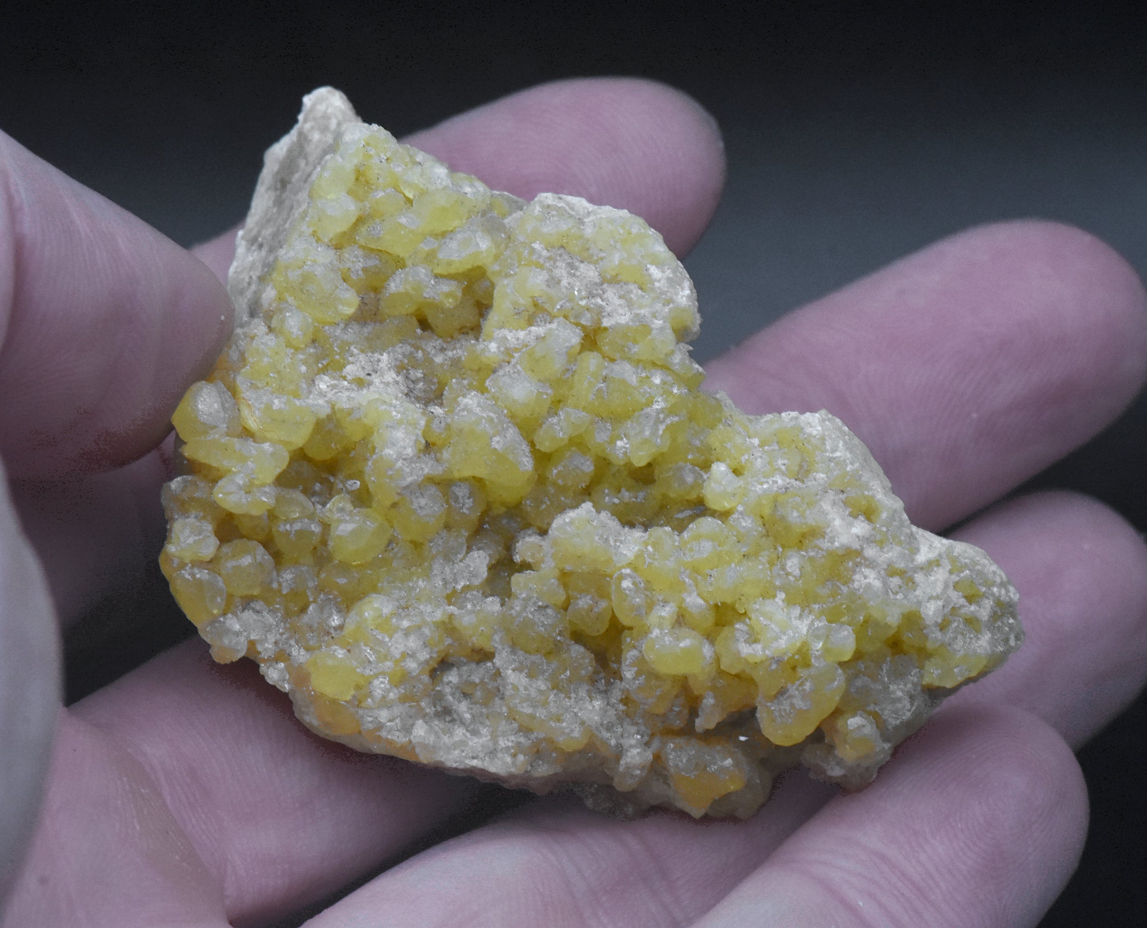 Sulfur Crystals Mineral Specimen - Mexico