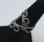 Vintage Handmade Sterling Silver Finger Ring - Size 6.25