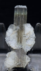 Blue Cap Green Tourmaline "Angel" Wings Mineral Specimen - Pakistan