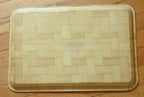 Woven Bamboo Tray with Printed Image