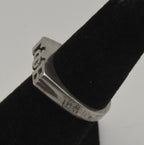 Vintage "Gamma Phi Beta" Sorority Sterling Silver Ring - Size 5.25 - CRACKED