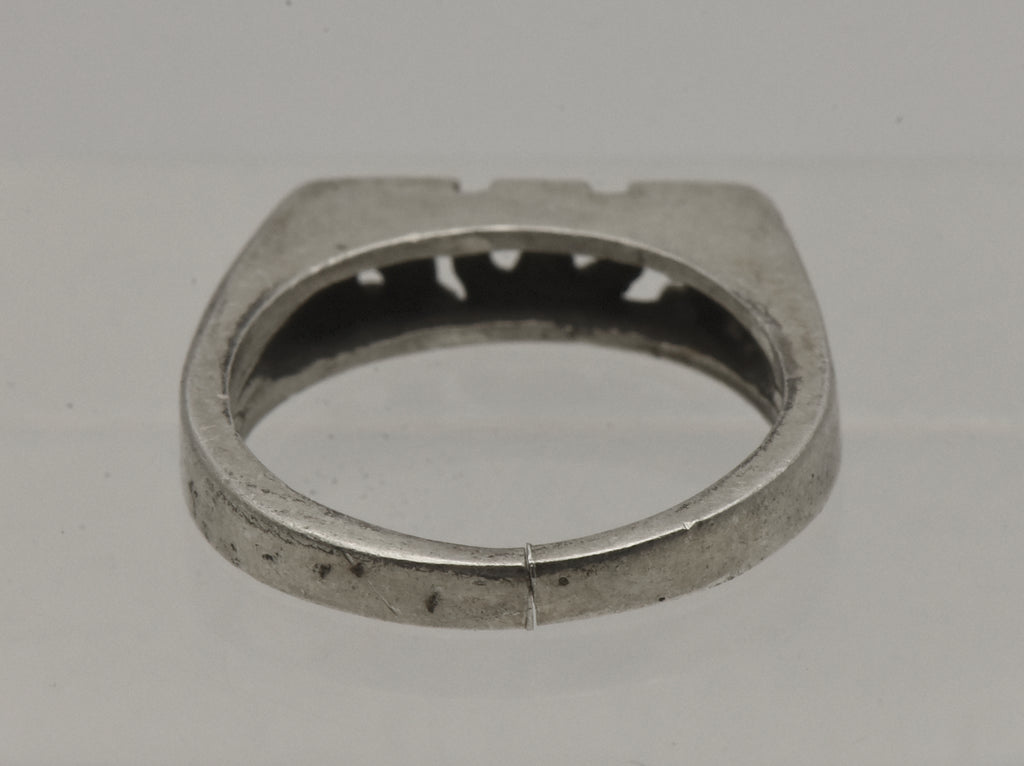 Vintage "Gamma Phi Beta" Sorority Sterling Silver Ring - Size 5.25 - CRACKED