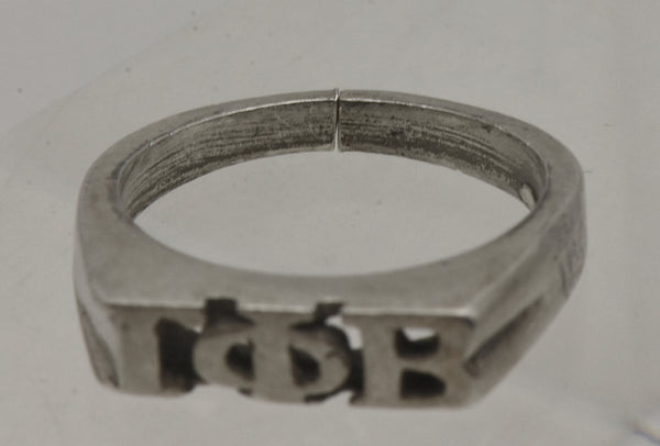 Vintage "Gamma Phi Beta" Sorority Sterling Silver Ring - Size 5.25 - CRACKED