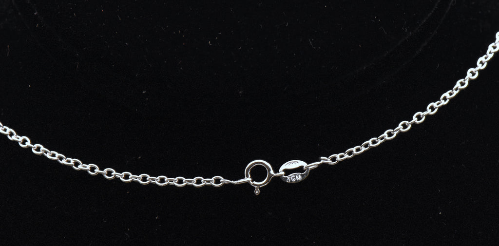 Vintage 10 Senti Tanzanian Coin Sterling Silver Pendant Chain Necklace - 18"