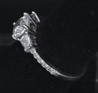 Sterling Silver Cubic Zirconia Ring - Size 7.25