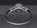 Sterling Silver Cubic Zirconia Ring - Size 7.25