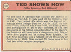 Topps - 1969 Ted Shows How Trading Card