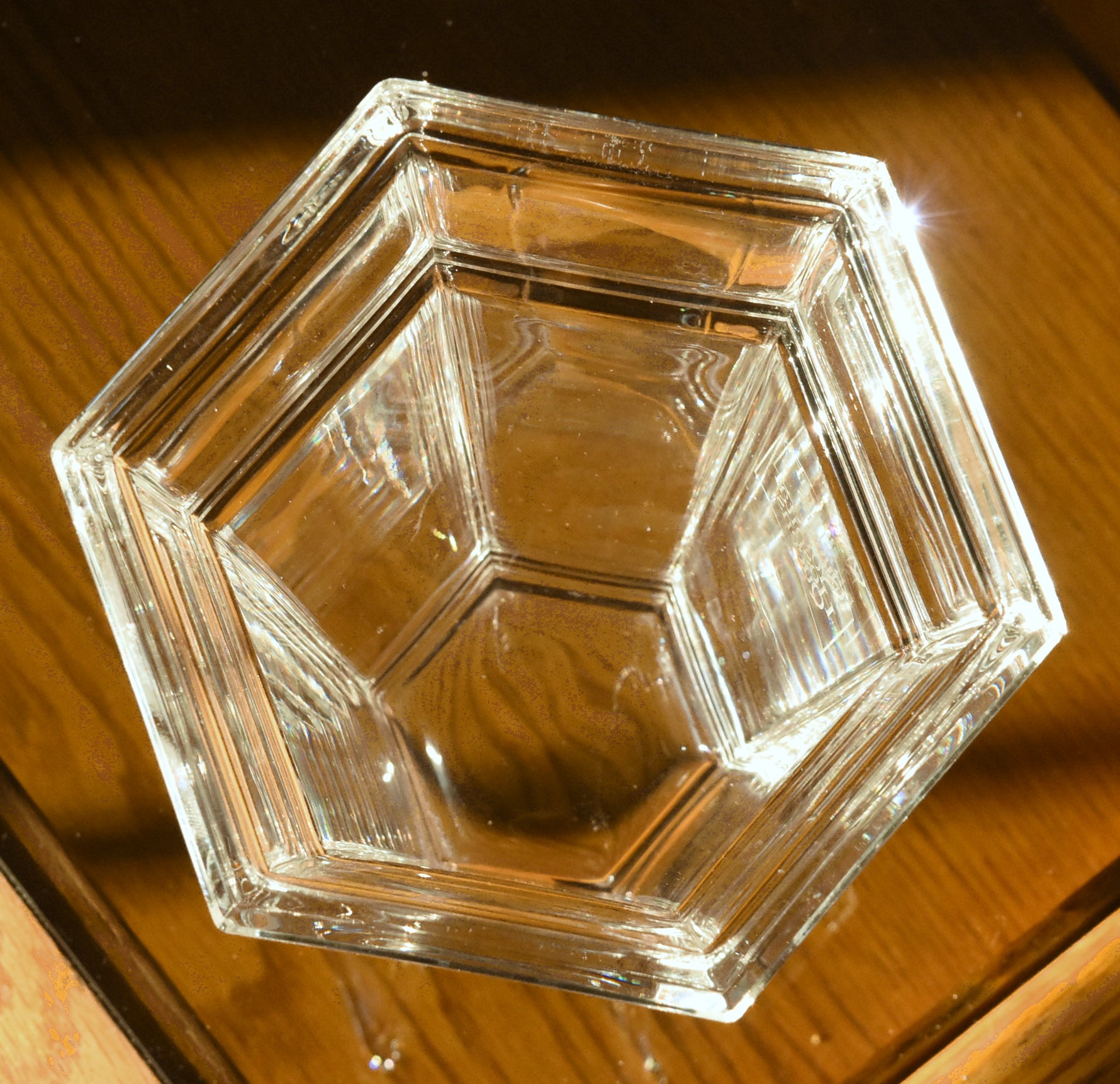 Tiffany & Co. - Vintage Windham Hexagonal Crystal Vase "New York Hospital Queens"