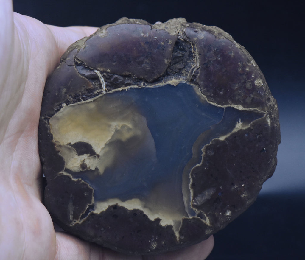 Polished Thunderegg Half - 298g