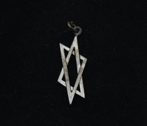 Theda - Vintage Sterling Silver Star of David Pendant