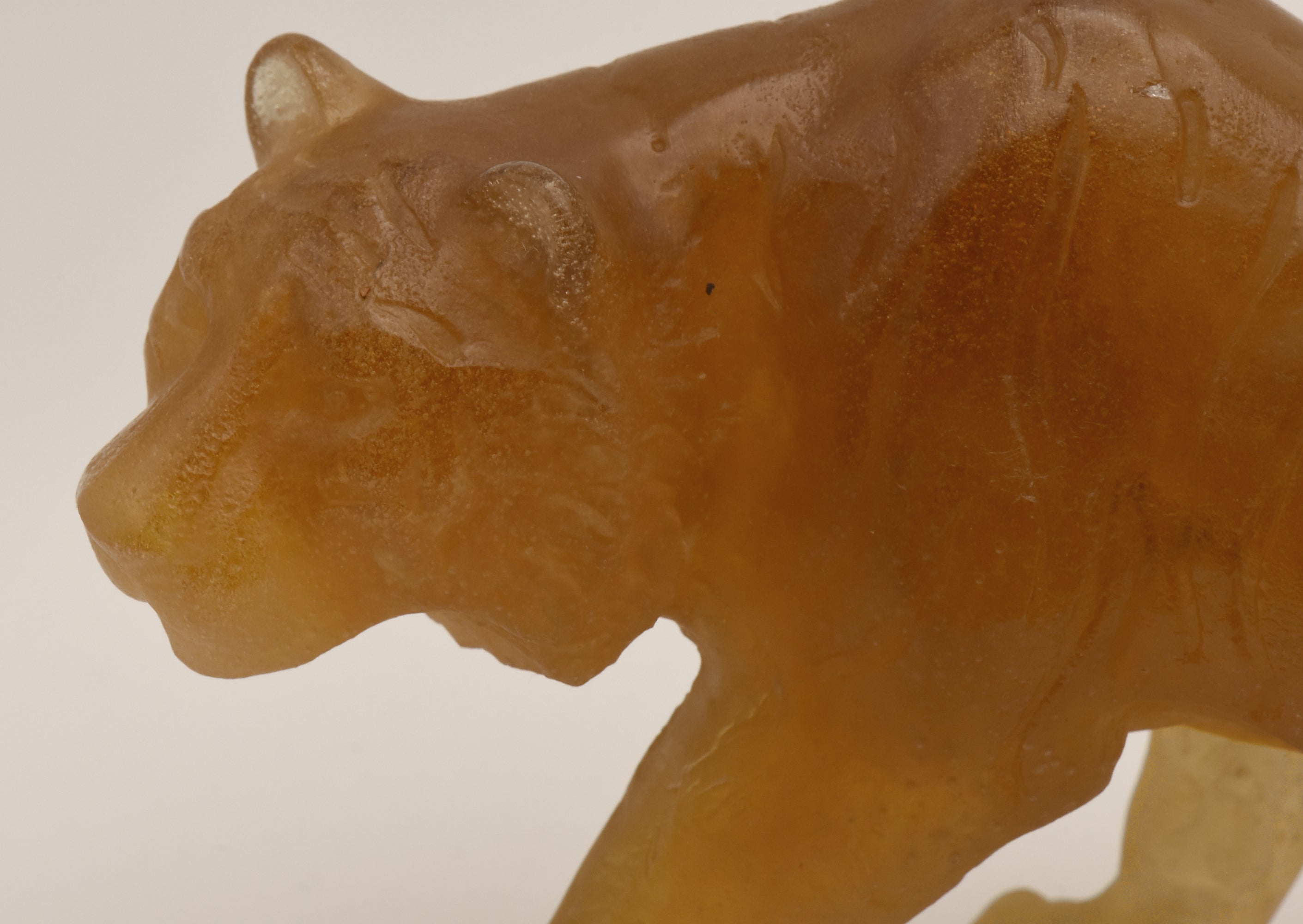 Daum - Limited Edition Pâte de Verre Glass Tiger 16/100