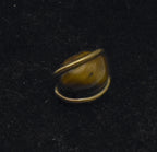 Tiger's Eye Wrapped in Wire Jewelry Part