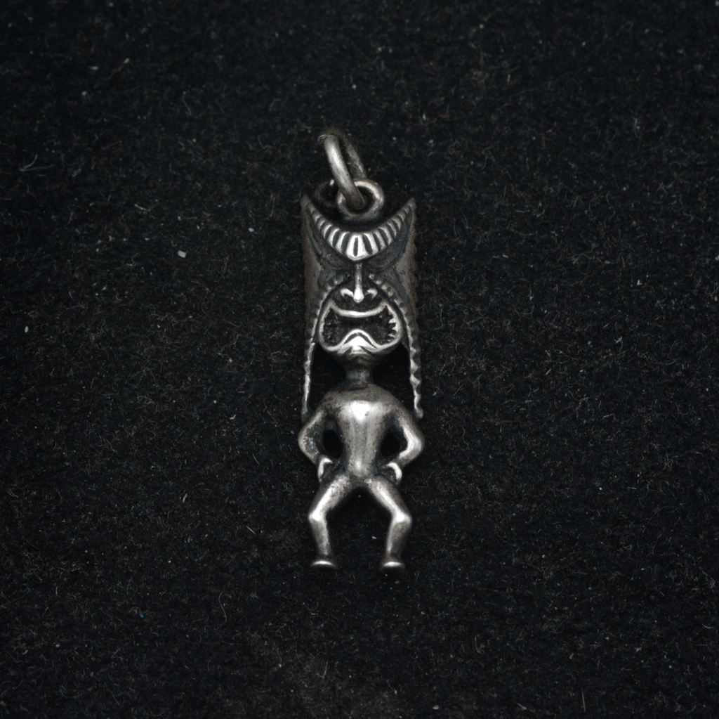 Vintage Sterling Silver Kane Tiki Charm
