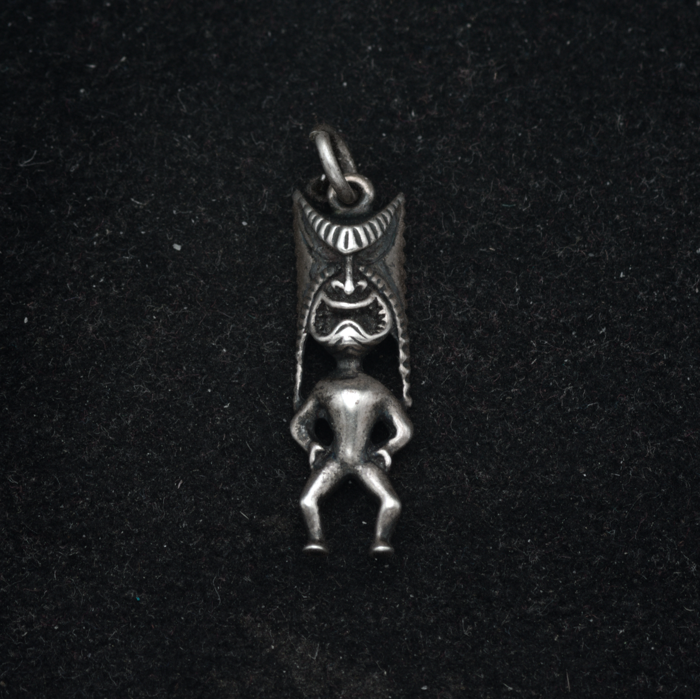 Vintage Sterling Silver Kane Tiki Charm
