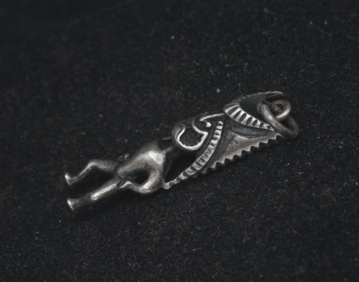 Vintage Sterling Silver Kane Tiki Charm