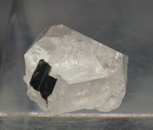 Topaz with Black Tourmaline Crystal Mineral Specimen - Vietnam