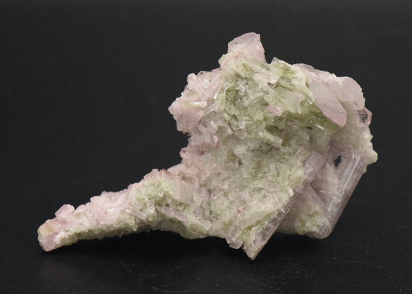 Light Pink and Green Tourmaline Crystal Cluster Specimen - Afghanistan