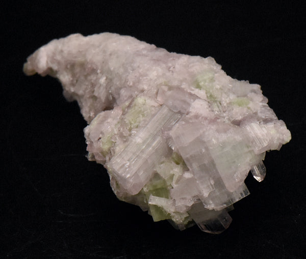 Light Pink and Green Tourmaline Crystal Cluster Specimen - Afghanistan