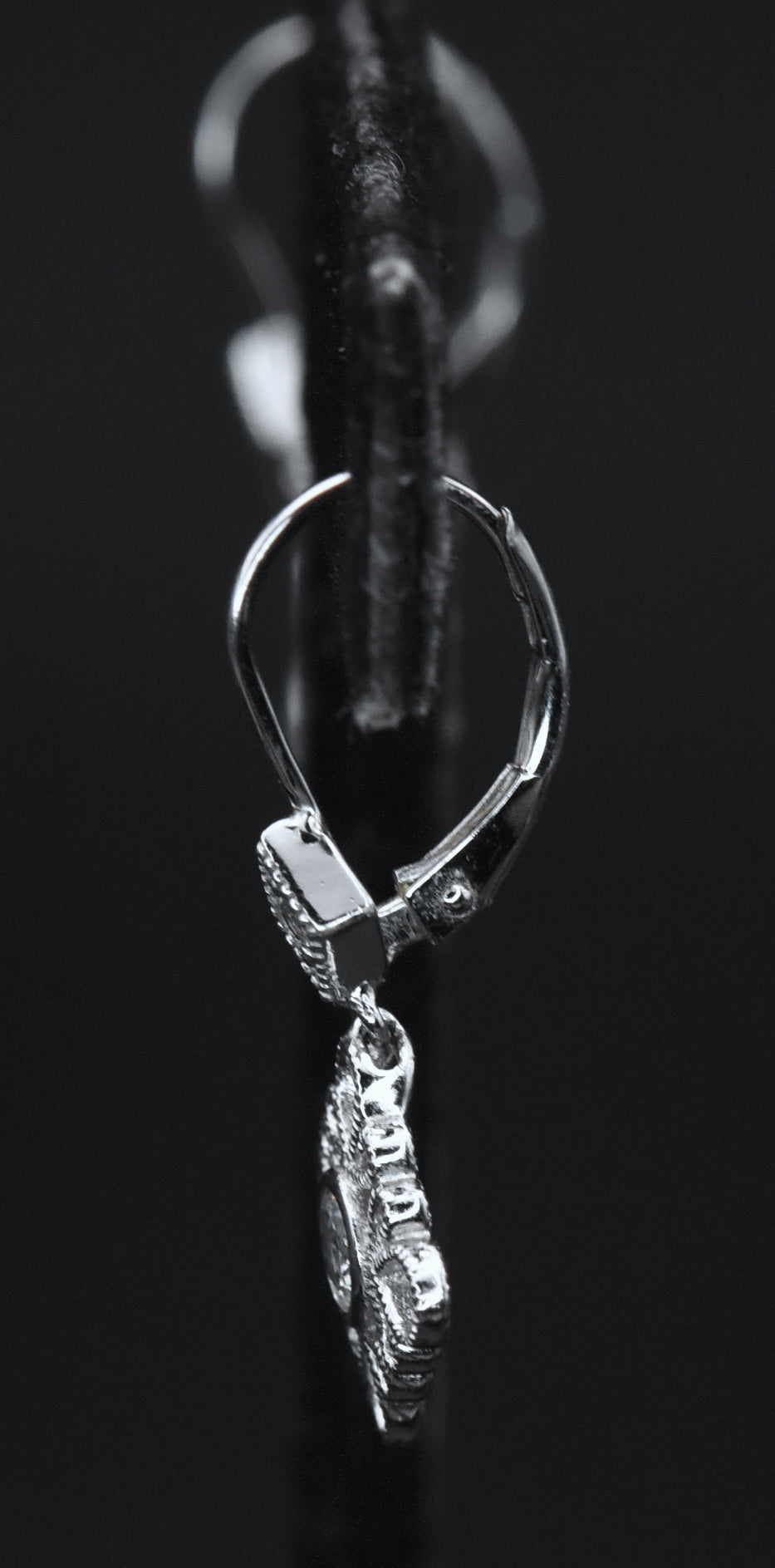 Tacori - Vintage CZ Sterling Silver Dangle Earrings