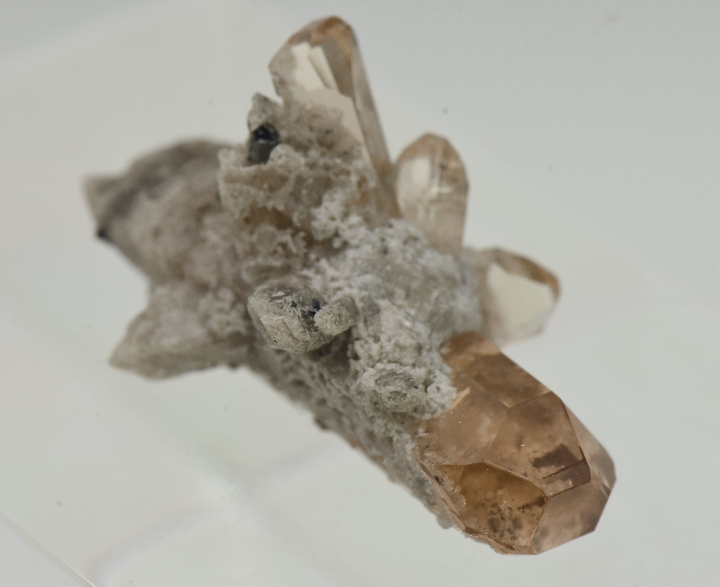 Beautiful Double Terminated Topaz Crystal Cluster - Utah, USA