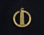 Vintage Singing Tower Brass Charm