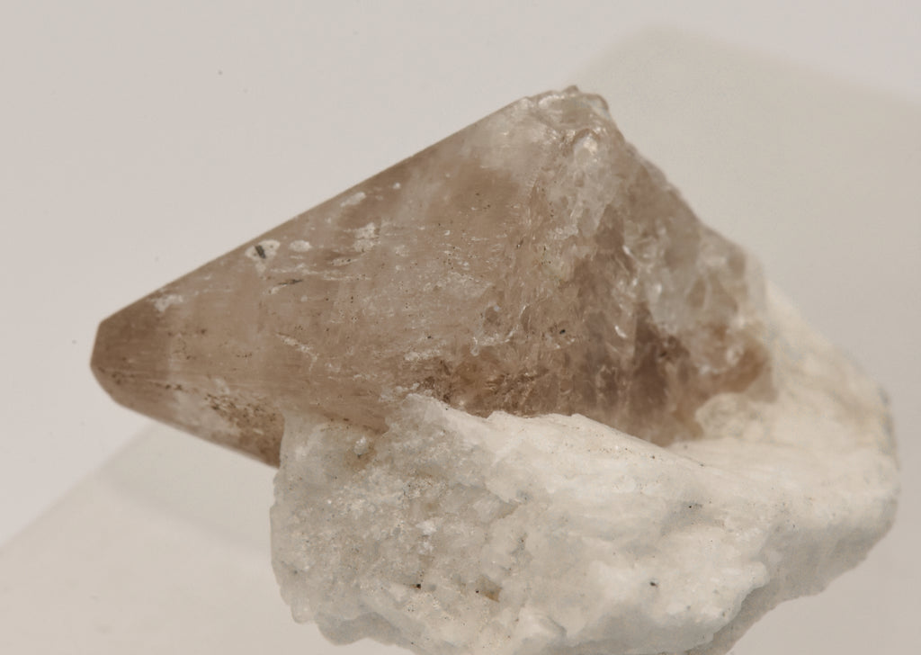 Beautiful "Champagne" Topaz Terminated Crystal on Matrix - Pakistan