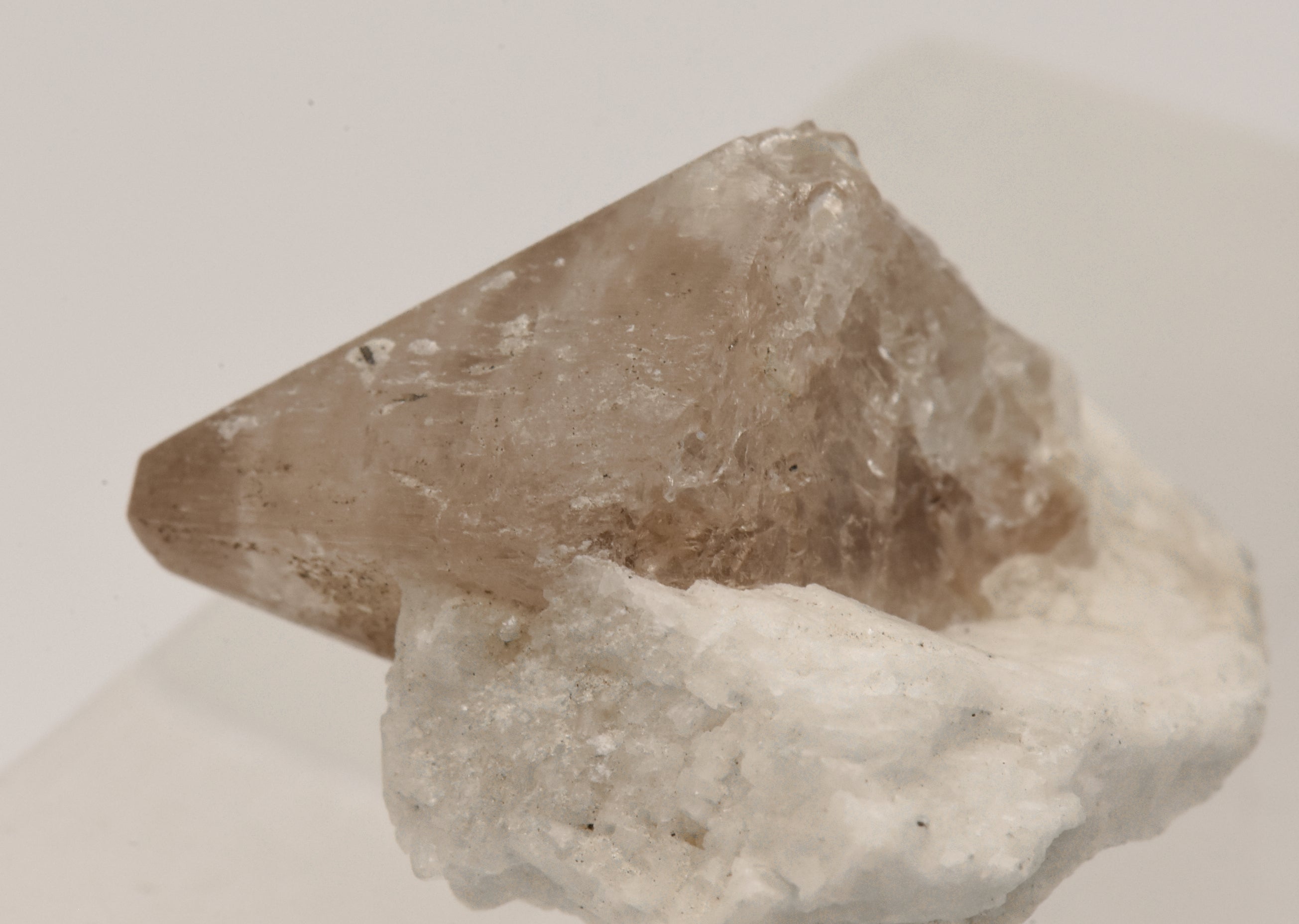 Beautiful "Champagne" Topaz Terminated Crystal on Matrix - Pakistan