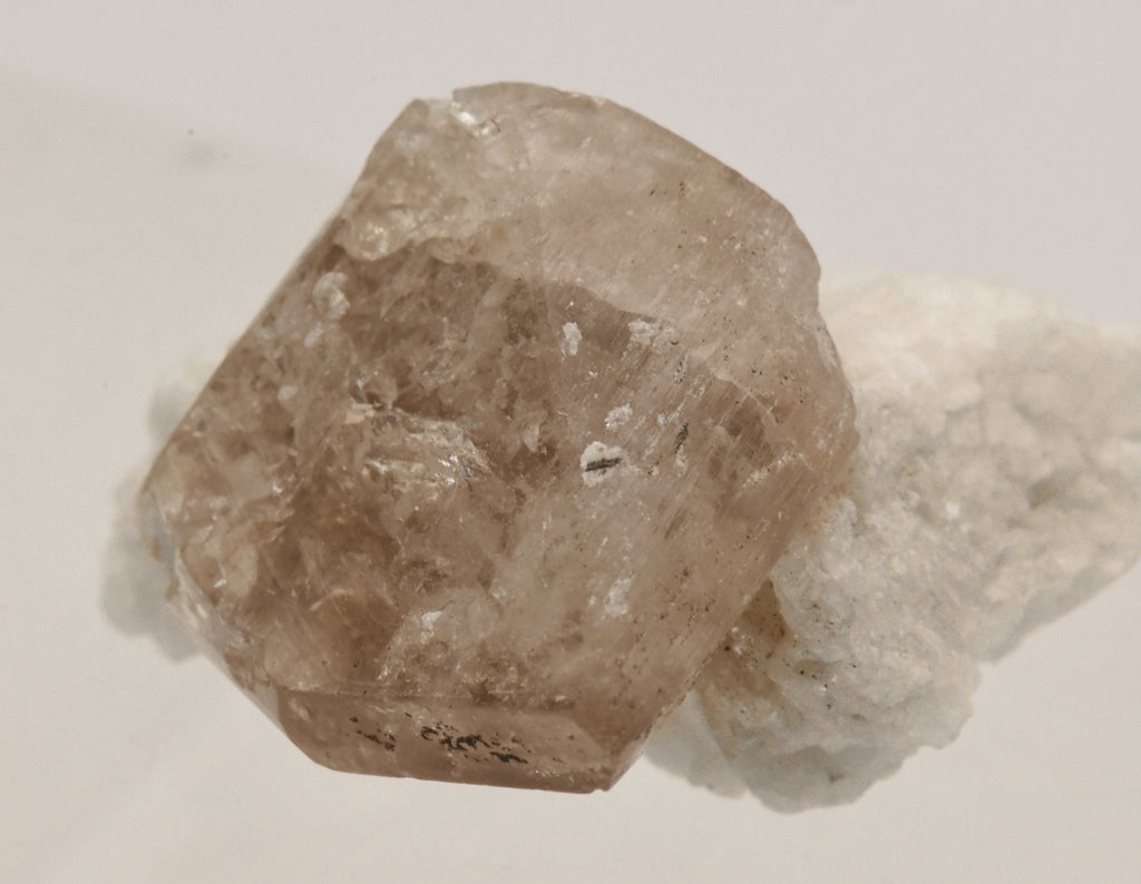 Beautiful "Champagne" Topaz Terminated Crystal on Matrix - Pakistan