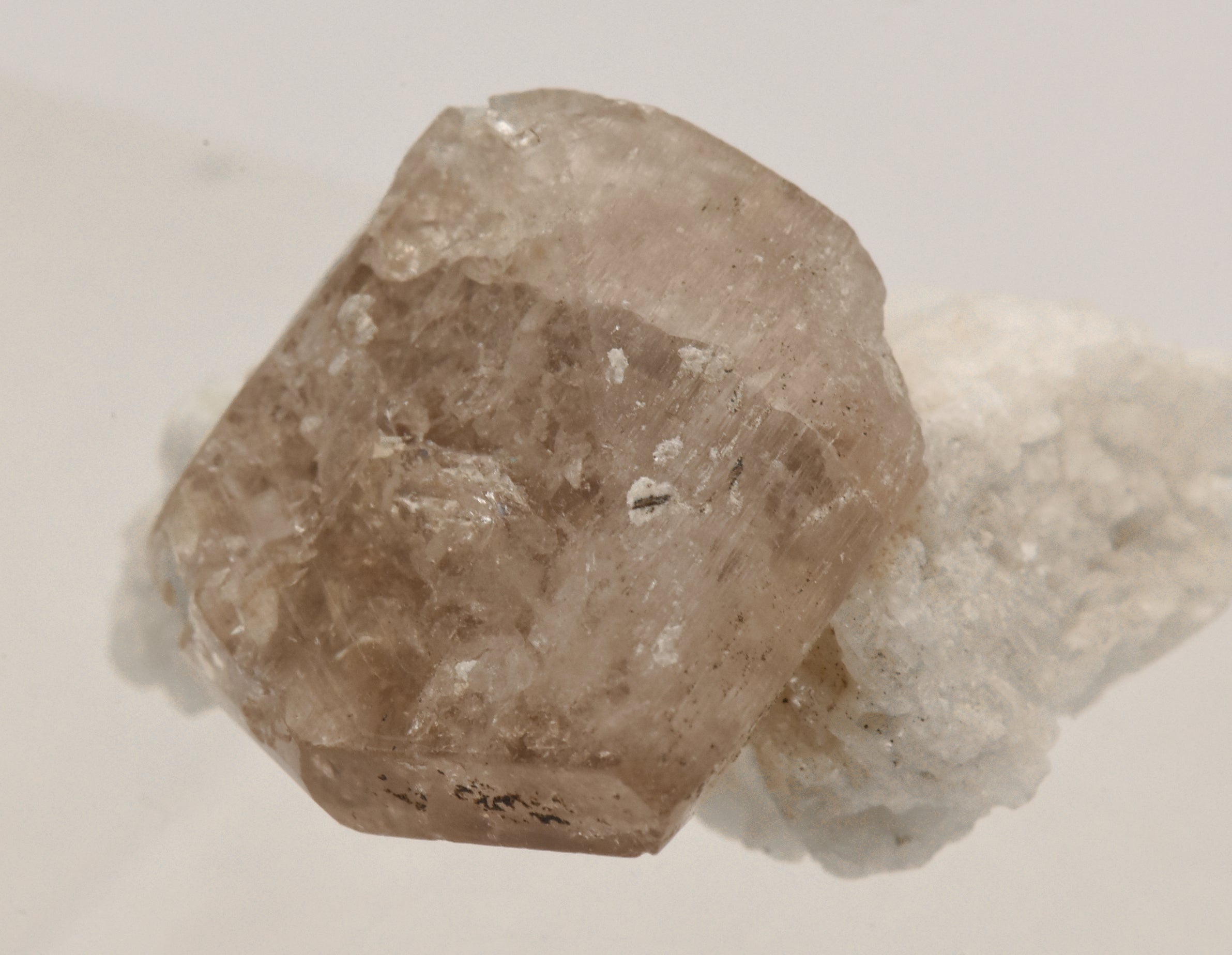 Beautiful "Champagne" Topaz Terminated Crystal on Matrix - Pakistan