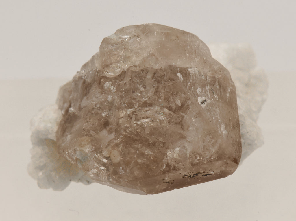 Beautiful "Champagne" Topaz Terminated Crystal on Matrix - Pakistan